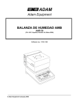 Adam Equipment 16E User's Manual