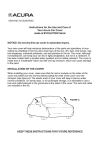 Acura 08P34-SEC-2001-81 User's Manual
