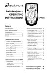 Actron CP7665 Operating Instructions