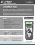 Actron AX2500 Product Brochure