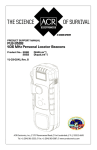 ACR Electronics SARLink 2882 User's Manual