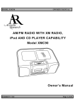 Acoustic Research XMC90 User's Manual