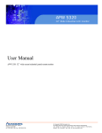 Acnodes APW 5320 User's Manual