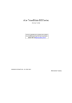 Acer TravelMate 800 Series User's Manual