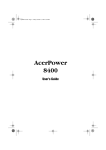 Acer POWER 8400 User's Manual