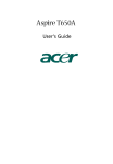 Acer ASPIRE T650A User's Manual