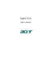 Acer Aspire T310 User's Manual