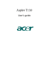 Acer Aspire T130 User's Manual