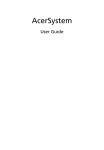 Acer Aspire SYSTEM User's Manual