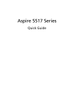 Acer Aspire 5517 Series User's Manual