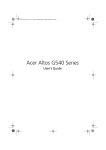 Acer G540 User's Manual