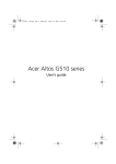 Acer G510 User's Manual