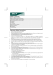 Acer AC 711 User's Manual