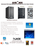 Ace AHS 400 User's Manual