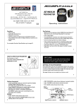 Accusplit Eagle AE190XLM User's Manual