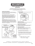 Accusplit AE2720STEP User's Manual