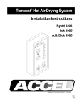 Accel TEMPEST 3302 User's Manual
