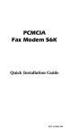 Abocom FM560C User's Manual