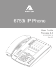 Aastra 6753I User's Manual