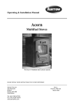 Aarrow Fires Acorn 4 User's Manual