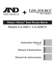 A&D UA-1020 User's Manual