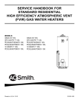 A.O. Smith PCG2J5040T3NOV 100 User's Manual