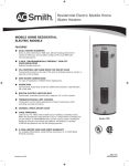 A.O. Smith MHEW2-30L-035DV Technical Documents