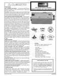A.O. Smith GW/GWO-2500 Specification Sheet