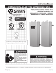A.O. Smith Gold Series Technical Documents