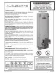 A.O. Smith BTP-650A Specification Sheet