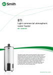 A.O. Smith BTI - 85 Installation Manual