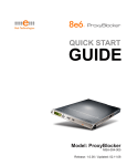 8e6 Technologies ProxyBlocker MSA-004-005 User's Manual