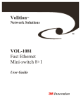 3M Volition VOL-1081 Owner's Manual