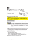 3M Digital WX20 Owner's Manual