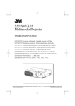 3M Projector X45 Owner's Manual