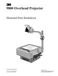 3M Projector 9800 Owner's Manual