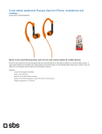 SBS TESPORTINEARO headset