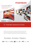 Thomson 55UA8696 55" 4K Ultra HD 3D compatibility Smart TV Wi-Fi Black LED TV