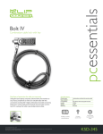 Klip Xtreme KSD-345 cable lock