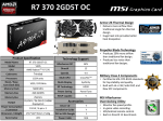 MSI R7 370 2GD5T OC AMD Radeon R7 370 2048GB