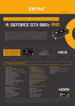 Zotac ZT-90505-10P NVIDIA GeForce GTX 980 Ti 6GB graphics card
