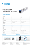 VIVOTEK SFP-1000-MM13-02I network transceiver module