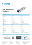 VIVOTEK SFP-1000-MM13-02 network transceiver module