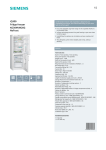 Siemens KG30NVW20G fridge-freezer