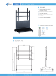Edbak MTR101 flat panel floorstand
