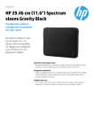 HP 29.46 cm (11.6") Spectrum Black Sleeve