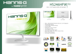 Hannspree Hanns.G HS246HFW LED display