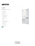 Smeg C7280FP fridge-freezer