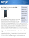 Tripp Lite SmartOnline 120kVA Modular 3-Phase UPS System, On-line Double-Conversion International UPS