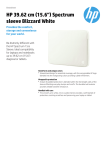 HP 39.62 cm (15.6") Spectrum White Sleeve